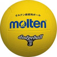 [molten]モルテン ドッジボール練習3号球 (D3Y) Y黄[取寄商品] | スポーツゾーンASPO