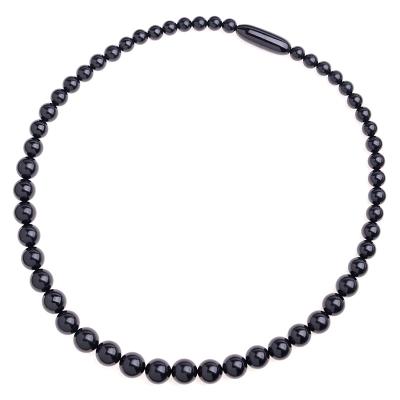 お値下げ 天然ジェットネックレス ペンダントヘッド付き お値下げ 天然