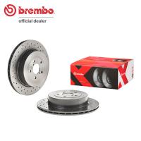 brembo ブレンボ エクストラブレーキローター リア用 インプレッサ GDB H12.8〜H16.5 WRX STi Brembo A型〜D型 PCD:100 | オートクラフト