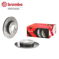 brembo ブレンボ エクストラブレーキローター リア用 アルファロメオ アルファ155 167A2G H7〜H10 2.0i ツインスパーク 16V | オートクラフト
