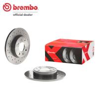 brembo ブレンボ エクストラブレーキローター リア用 フィアット クーペフィアット 175A3 H8〜H14 20バルブ ターボ 2.0L | オートクラフト