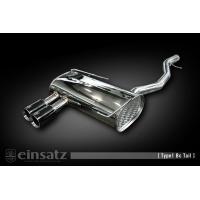 einsatz マフラー s-622 Type1 ブラッククローム BMW 3シリーズ E91 US20 N43B20A FR 10/5〜12/1 6AT [320i ツーリング Mスポーツ] 北海道・離島は要確認 | オートクラフト