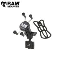 ラムマウント Xグリップ(S)＆バーマウントベース(M)セット(ショートアーム) φ19.05-25.4mm対応 1インチボール RAM-B-408-75-1-A-UN7U | オートクラフト