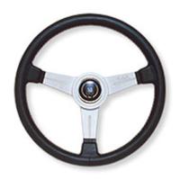 【メーカー納期未定】NARDI CLASSIC ブラックレザー&amp;シルバースポーク 360ミリ | オートバックスYahoo!ショッピング店