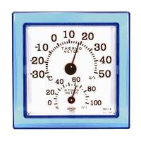 温湿度計クリア・ミニブルー CRECER CR-12B クレセル 80485 DIY 工具 計測 検査 温湿度計 | 雑貨&車用品 アーティクル2号店