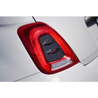 アバルト カーボンルック テールライト フレームガーニッシュ プロテクター アバルト ABARTH カーボン テールライト フレーム KOSHI テール