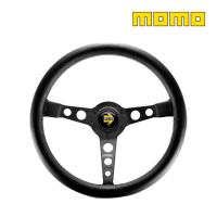 MOMO モモ ステアリング ハンドル PROTO TIPO(BLACK SPOKE) ブラックレザー P-1 | オートサポートグループ