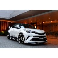 ノブレッセ│フロントリップスポイラー│C-HR│ホワイトパール×ブラック autovillage_206267797477796740