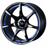 送料無料 ウェッズスポーツ SA75R (17インチ×7.5J +45 5/114.3) ブルーライトクローム2 ホイール 1本 | AutoVillage オートヴィレッジ