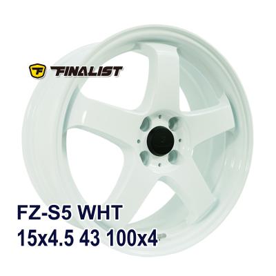 finalist fz-s5 wht 15x4.5 43 100x4 商品一覧 - AUTOWAY Yahoo