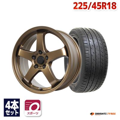 225/45r18（自動車 夏タイヤホイールセット）｜タイヤ、ホイール