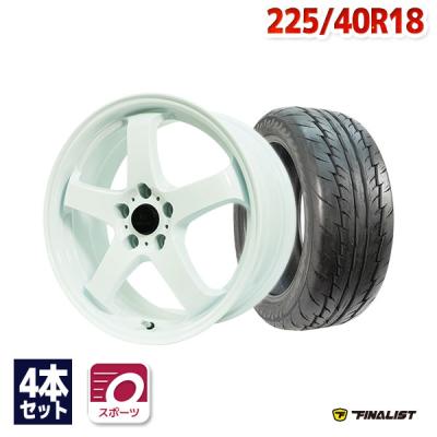 18インチ タイヤホイールセット　225/40/18 4本セット 225 40r18（自動車 夏タイヤホイールセット）｜タイヤ、ホイール
