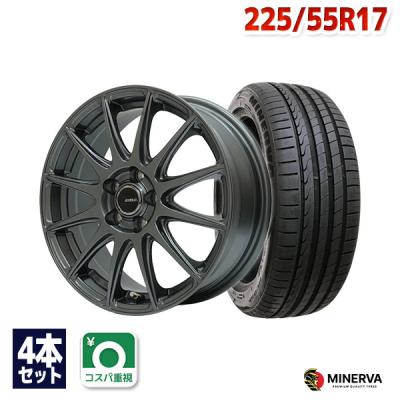 225 55 17（自動車 夏タイヤホイールセット）｜タイヤ、ホイール 