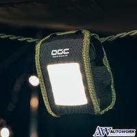 【8622】 OGC スクエアライト 3色の点灯モード 専用収納ポーチ付 アウトドア用品 高輝度ライト 専用収納ポーチ付属 モバイルバッテリー | オートワークヤフー店