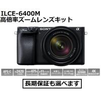 ソニー デジタル一眼カメラ ILCE-6400M α6400 高倍率ズームレンズキット | AV SHOP AOBA1