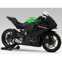 YOSHIMURA ヨシムラ HEPTA FORCE TSS レーシングサイクロン チタンブルーカバー ZX-25R '21-'22/'23 ZX-4R '23 | 淡路二輪カスタムパーツセンター