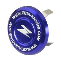 ZETA ジータ ステムキャップ 13-17.5mm BLUE | 淡路二輪カスタムパーツセンター