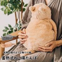 蓄熱式ねこ 湯たんぽ LCAWA004 ライフオンプロダクツ 暖房 暖房器具 家電雑貨 季節家電 生活家電 エコ コードレス 省エネ猫 ネコ 小型 か | awatsu.com