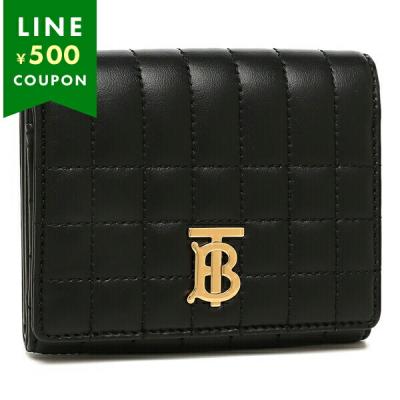 【美品】BURBERRY 二つ折り財布 黒　箱、ギャランティカード付属 Burberry バーバリー 財布 二つ折り 黒 ブラック 新品 未使用