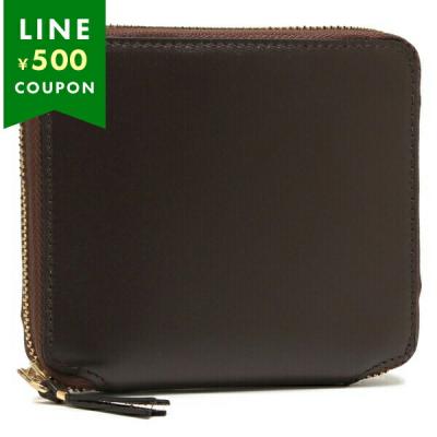COMME des GARÇONS 二つ折り財布 ブラウン コムデギャルソン COMME des GARCONS COMME des GARCONS 二