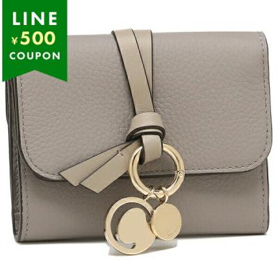 Chloe レディース三つ折財布（色：グレー系）｜財布｜ファッション