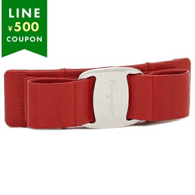 Salvatore Ferragamo ブルー レザー バレッタ 122718.jpg