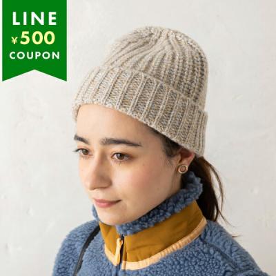 ジョンストンズ カシミヤ ニットキャップ ベージュ ジョンストンズ カシミヤニット（レディース帽子