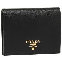 プラダ 折財布 レディース PRADA 1MV204 QWA F0002 ブラック | AXES(アクセス)Yahoo!店