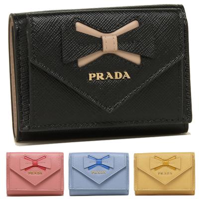 【値下げしました】PRADA プラダ 三つ折り財布 サフィアーノ 1MH021 楽天市場】プラダ 三つ折り財布 財布 サフィアーノミニ財布 レディース