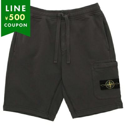 ストーンアイランド サイズ:S  101564651 ロゴワッペンイージースウェットハーフパンツ 中古 BS99 スウェット ハーフパンツ（STONE ISLAND／メンズファッション