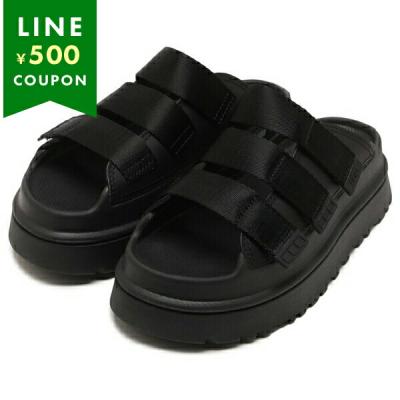 UGG ブラック サンダル 厚底 ゴールデングロウ 即発☆【UGG】アグ GoldenGlow ゴールデングロウ サンダル 厚底