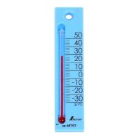 シンワ測定温度計　プチサーモ　スクエア　たて　１２cm　ブルー48707 | アヤハディオネットショッピング