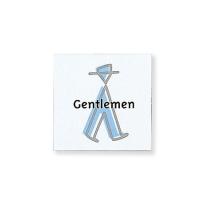 表示プレート Gentlemen   AGS101-501 | アヤハディオネットショッピング