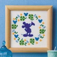 オリムパス　クロスステッチ　ししゅうキット　ディズニー　フラワーコレクション　ミニフレーム（ミッキーマウス）　7369 | 糸と真綿の秋田屋