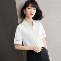 ブラウス レディース 七分袖 春夏 40代 代 トップス シャツ Vネック ストライプ Tシャツ きれいめ 可愛い 着痩せ 韓国風 おしゃれ カジュアル 大人 上品 通勤 Y アユストア 通販 Yahoo ショッピング