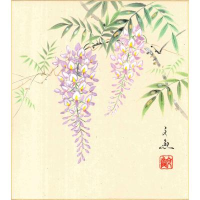 色紙 絵 中谷文魚（絵画）｜美術、工芸品 | 楽器、手芸、コレクション