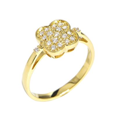 k18yg花モチーフリングのおすすめ人気商品一覧 通販 - Yahoo