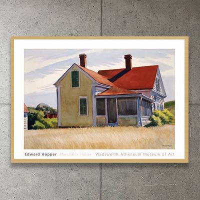 額装品/Marshalls House 1932/エドワード ホッパー/ポスター 額装品/Marshalls House 1932/エドワード ホッパー/ポスター