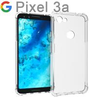 Google Pixel 3a スマホケース 保護カバー pixel3a ピクセル3a 薄型 耐衝撃 コーナーガード ソフト ケース 耐衝撃クリアソフトケース | スマホケース azumark