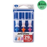 【2個セット】ダイヤゴルフ ティー TE-717 エアロスパークティー717 レギュラー 3本入(69mm) te717 | 美-健康ゴルフ