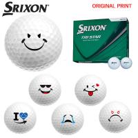 【オリジナルマークプリントボール(納期2-3営業日)】ダンロップ SRIXON 2026 トライスター6(TRI-STAR) ゴルフボール 1ダース(12球入) 2026年モデル BADスマイルC | 美-健康ゴルフ