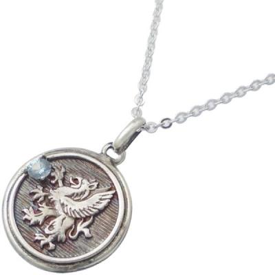 メンズ用ネックレス、ペンダント（石素材：アクアマリン）｜メンズ