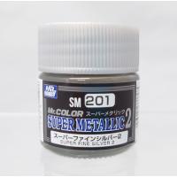 クレオス Mr.カラー　SUPER　METALLIC2　SM201　スーパーファインシルバー2 | ホビーショップB-SIDE Yahoo!店