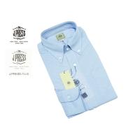 Jプレス J.PRESS(ジェイ・プレス) MEN 日本製 国内縫製 オックスシャンブレージャージ シャツ 長袖 ブルー ２０２２年 ドライタッチ ストレッチ Jプレ | B-STATION
