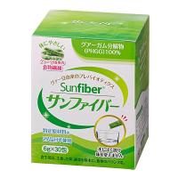 栄養補助食品 食物繊維 太陽化学 サンファイバースティック 6ｇ×30包 水溶性食物繊維 グァー豆 | ビースタイルYahoo!店
