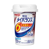 【取寄】介護食 流動食 明治 メイバランスミニカップ （Ｍｉｎｉカップ） コーヒー味 125ml×24本 | ビースタイルYahoo!店