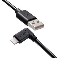 エレコム iPhoneケーブル iPadケーブル 抗菌 L型コネクタ USB-A 充電 データ転送 2m ブラック MPA-UALL20BK2 | B-サプライズ