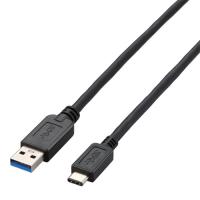 エレコム USBケーブル Type C   USB A to USB C   15W 1m USB3.1 ブラック USB3-AC10BK | B-サプライズ