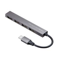 サンワサプライ USB Type-C USB2.0 4ポート スリムハブ USB-2TCH23SN | B-サプライズ
