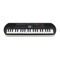 電子ピアノ Casiotone(カシオトーン) 44鍵盤 コンパクトボディ 音色100種類内蔵 ブラック×ライトグレー CASIO（カシオ） SA-81 | B-サプライズ